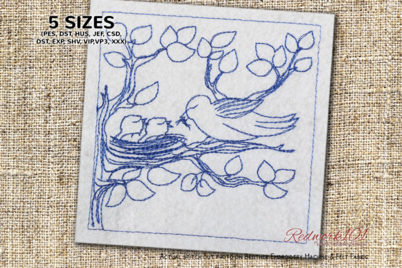 Bird and Chicks Eating a Worm: Design Review
