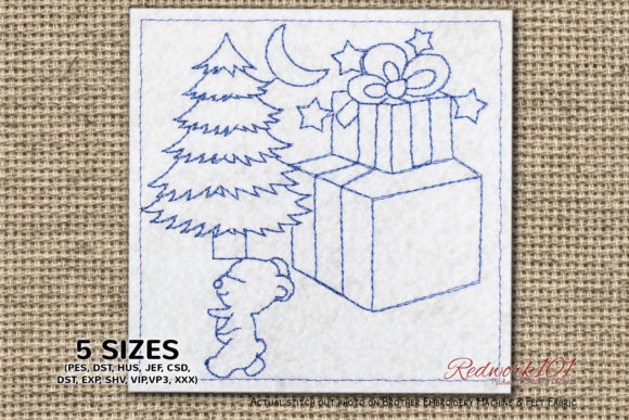 Christmas Tree with Gift Box and Teddy: Project Review