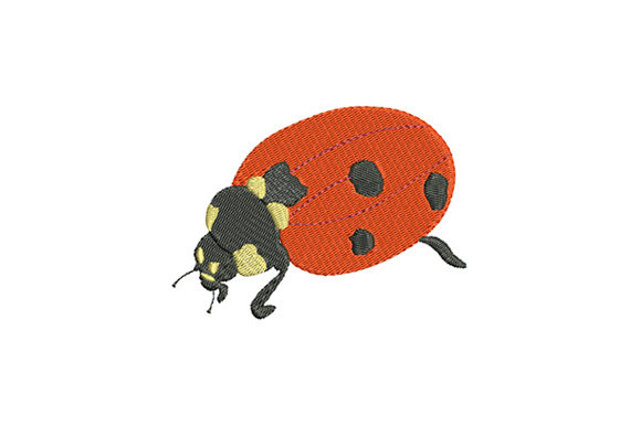 Cute Ladybug on a Walk: A Designer's Review for Seasonal Embroidery