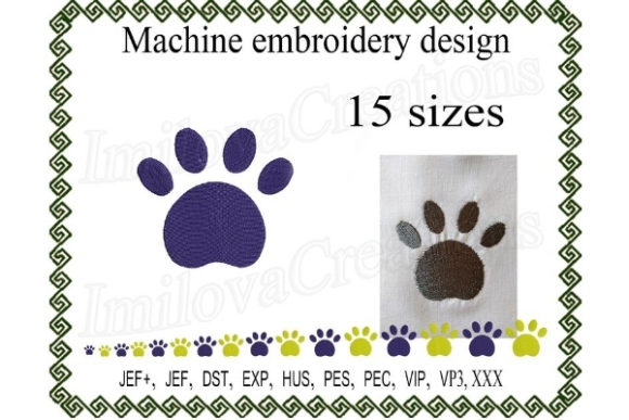 Dog Paw Embroidery Design Review for Etsy Sellers