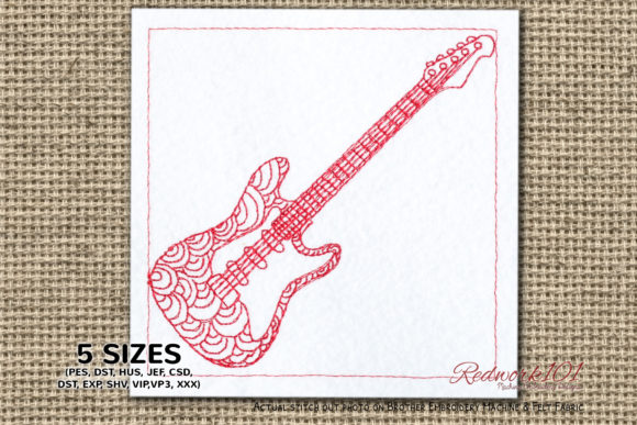 Electric-Guitar Redwork: A Hands-On Review