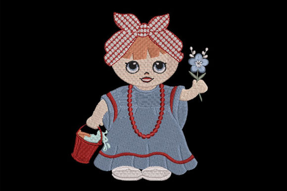 Girl with Headscarf, Cute: Seasonal Embroidery Review