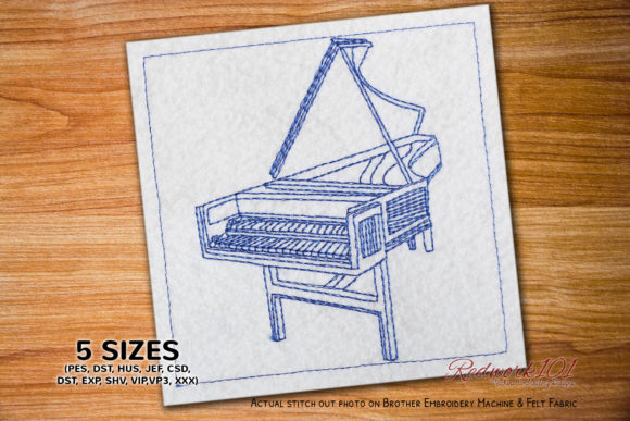 Harpsichord Bluework: Designer Review for Craft Fair Products