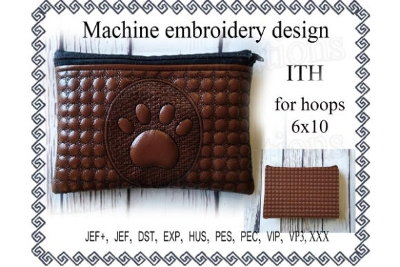 ITH Zippered Bag Dog s Paw – A Design Review for Small Business Merch