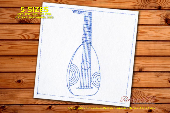 Lute Embroidery Design Review for Seasonal Holiday Products