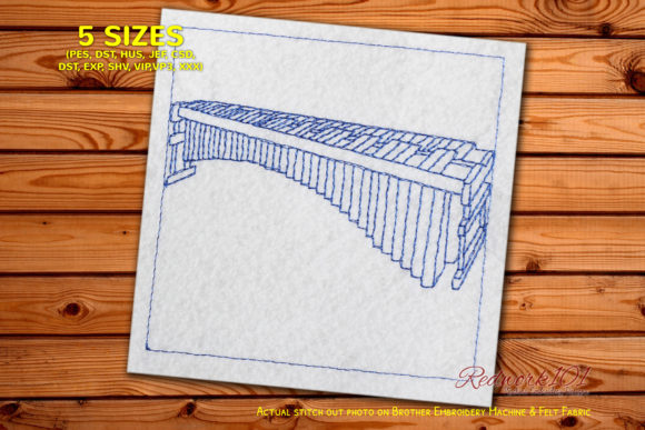 Marimba Musical Instrument Redwork – A Designer's Review
