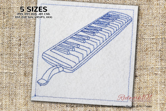 Melodica Wind Instrument Lineart: A Craft Fair Review